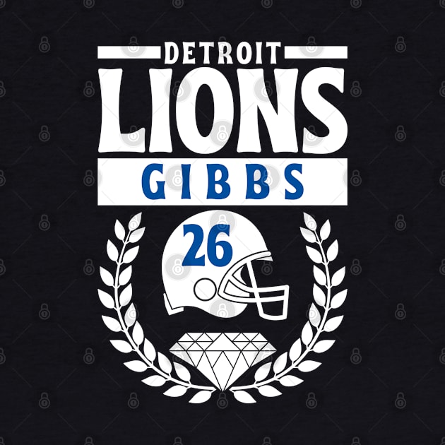 Detroit Lions Jahmyr Gibbs 26 Helmet American Football by Astronaut.co